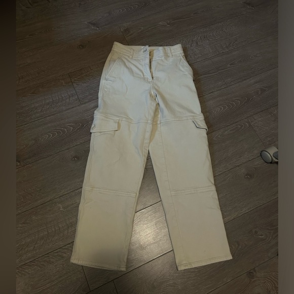 Aritzia Wilfred Free Women's Maeve Cargo Pants Beige - Picture 2 of 2